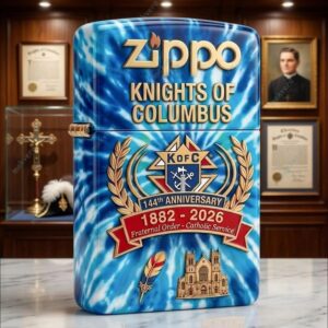 Knights Of Columbus 144Th Anniversary Zippo Case 2