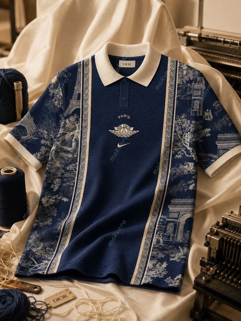 PSG x Nike x Dior Special Polo Shirt 2 PSG x Nike x Dior Special Polo Shirt 2