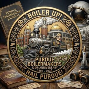 Purdue Boilermakers 139th Anniversary 1887-2026 Coin 2 Purdue Boilermakers 139th Anniversary 1887-2026 Coin 3