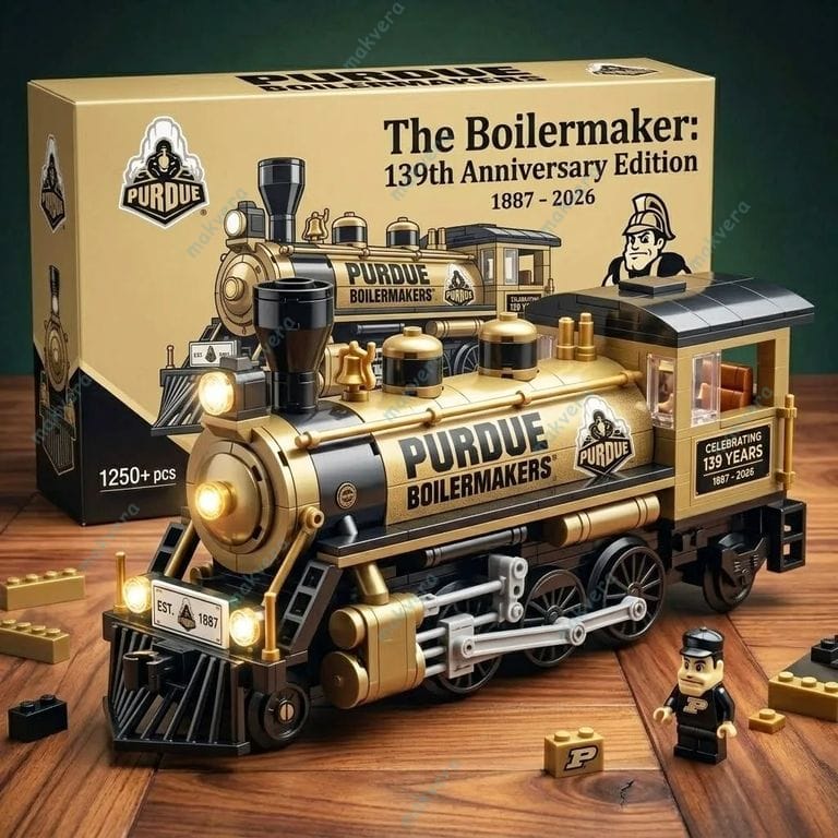 Purdue Boilermakers 139th Anniversary Building Block Set Purdue Boilermakers 139th Anniversary Building Block Set