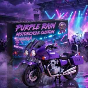 Purple Rain Motorcycle Custom CM400A 42nd Anniversary Building Blocks Set 2