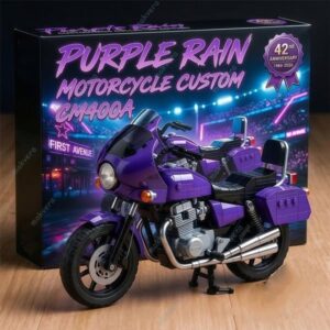 Purple Rain Motorcycle Custom CM400A 42nd Anniversary Building Blocks Set 3