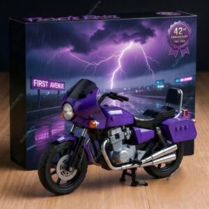 Purple Rain Motorcycle Custom CM400A 42nd Anniversary Building Blocks Set