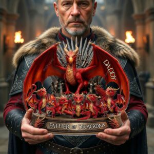 Realm King Father Of Dragons Acrylic Plaque