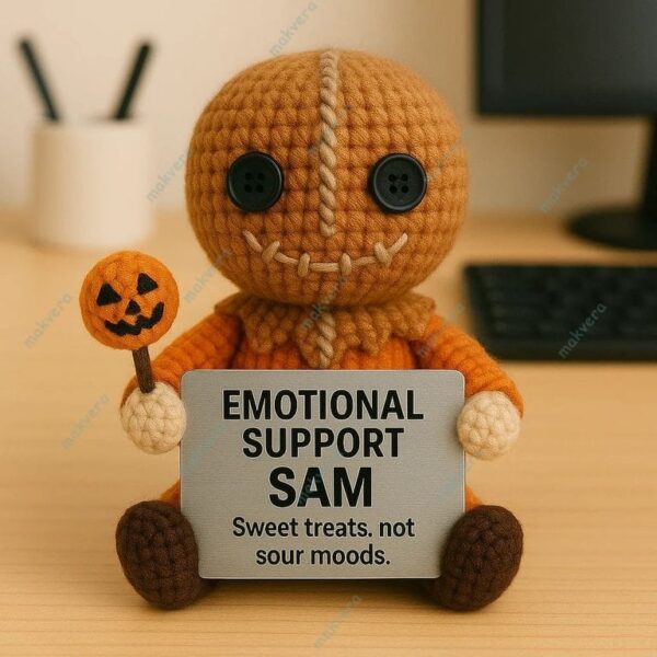 Sam Emotional Support Crochet Doll - Makvera Store