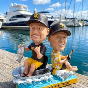 San Diego Padres Don And Mud Mini Yacht Bobblehead