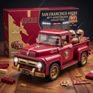 San Francisco 49Ers 80Th Anniversary Building Block Set 2