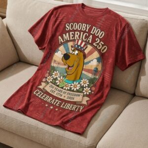 Scooby Doo America 250 Years Of Freedom 3D Shirt