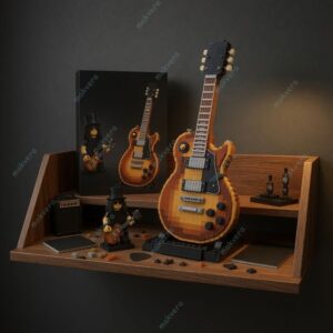 Slash Jack Daniels Les Paul Guitar Building Block Set