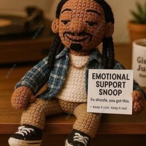 Snoop Dogg Emotional Support Crochet Doll 3