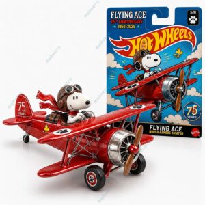Snoopy 75th Anniversary Hot Wheels 1 Snoopy 75th Anniversary Hot Wheels 2