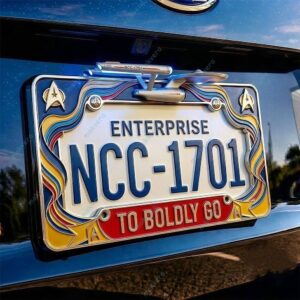 Star Trek 60th Anniversary USS Enterprise NCC 1701 License Plate