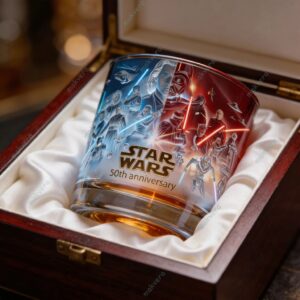 Star Wars 50th Anniversary 1976-2026 Whiskey Glass 2