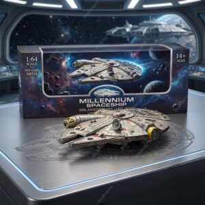 Star Wars 50th Anniversary Millennium Starship Diecast Model