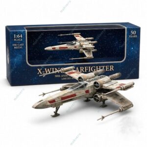 Star Wars 50th Anniversary x Wing Starfighter Diecast Model and Solar Garden Light 2026 2