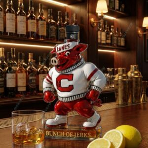 Stormy Bunch Of Jerks Carolina Hurricanes Whiskey Decanter 2