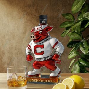 Stormy Bunch Of Jerks Carolina Hurricanes Whiskey Decanter