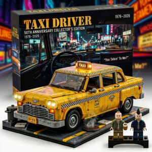 Taxi Driver 50Th Anniversary Collector's 1976-2026 Building Block Set 1 Taxi Driver 50Th Anniversary Collector's 1976-2026 Building Block Set 2