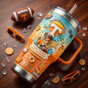Tennessee Volunteers Go Vols Beach Club Tumbler 2