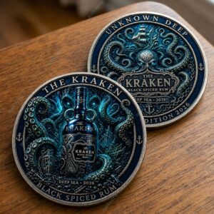 The Kraken Black Spiced Rum Coin 2