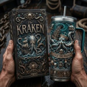 The Kraken Black Spiced Rum Octopus Tumbler 2