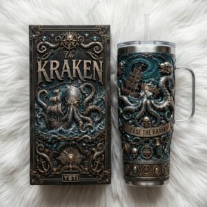 The Kraken Black Spiced Rum Octopus Tumbler 3