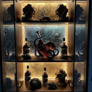 The Kraken Black Spiced Rum Octopus Whiskey Bottle 2 The Kraken Black Spiced Rum Octopus Whiskey Bottle 4