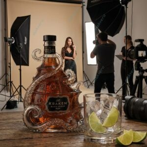 The Kraken Black Spiced Rum Octopus Whiskey Decanter 2