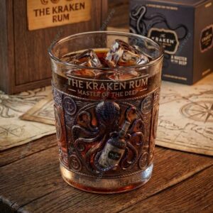 The Kraken Rum Whiskey Glass
