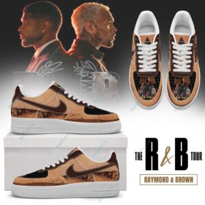 The R&B Tour 2026 Usher Raymond and Chris Brown Air Force 1 Sneaker 5