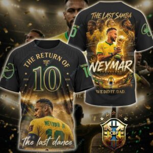 The Return Of Neymar The Last Dance 3D Shirt