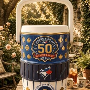 Toronto Blue Jays 50th Anniversary Cooler Cup 1 Toronto Blue Jays 50th Anniversary Cooler Cup 2