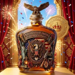 US Of America 250th Anniversary Whiskey Bottle 2
