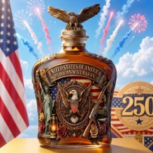 US Of America 250th Anniversary Whiskey Bottle