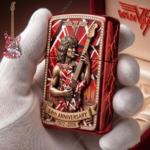 Van Halen 54Th Anniversary 1972-2026 Zippo Case 2
