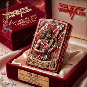Van Halen 54Th Anniversary 1972-2026 Zippo Case