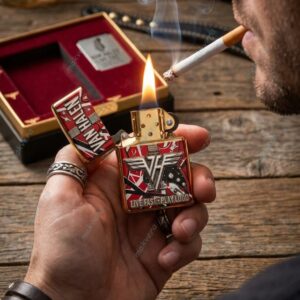 Van Halen Live Fast Play Loud Zippo Case