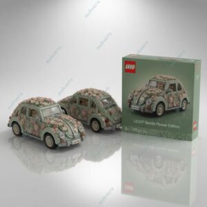 Volkswagen Beetle Flower Building Block Set
