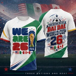 We Are FIFA 2026 3D Shirt