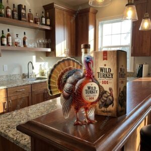 Wild Turkey 101 Sculpted Turkey Whiskey Bottle 2