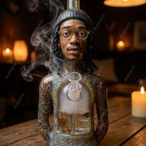 Wiz Khalifa Glass Bong 1 Wiz Khalifa Glass Bong 2