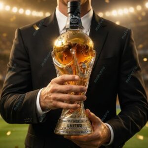 World Cup Fifa 2026 USA Canada Mexico Whiskey Bottle 2