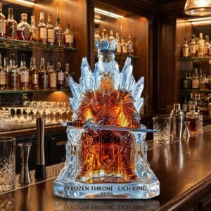 World Of Warcraft Frozen Throne Lich King 2026 Whiskey Bottle
