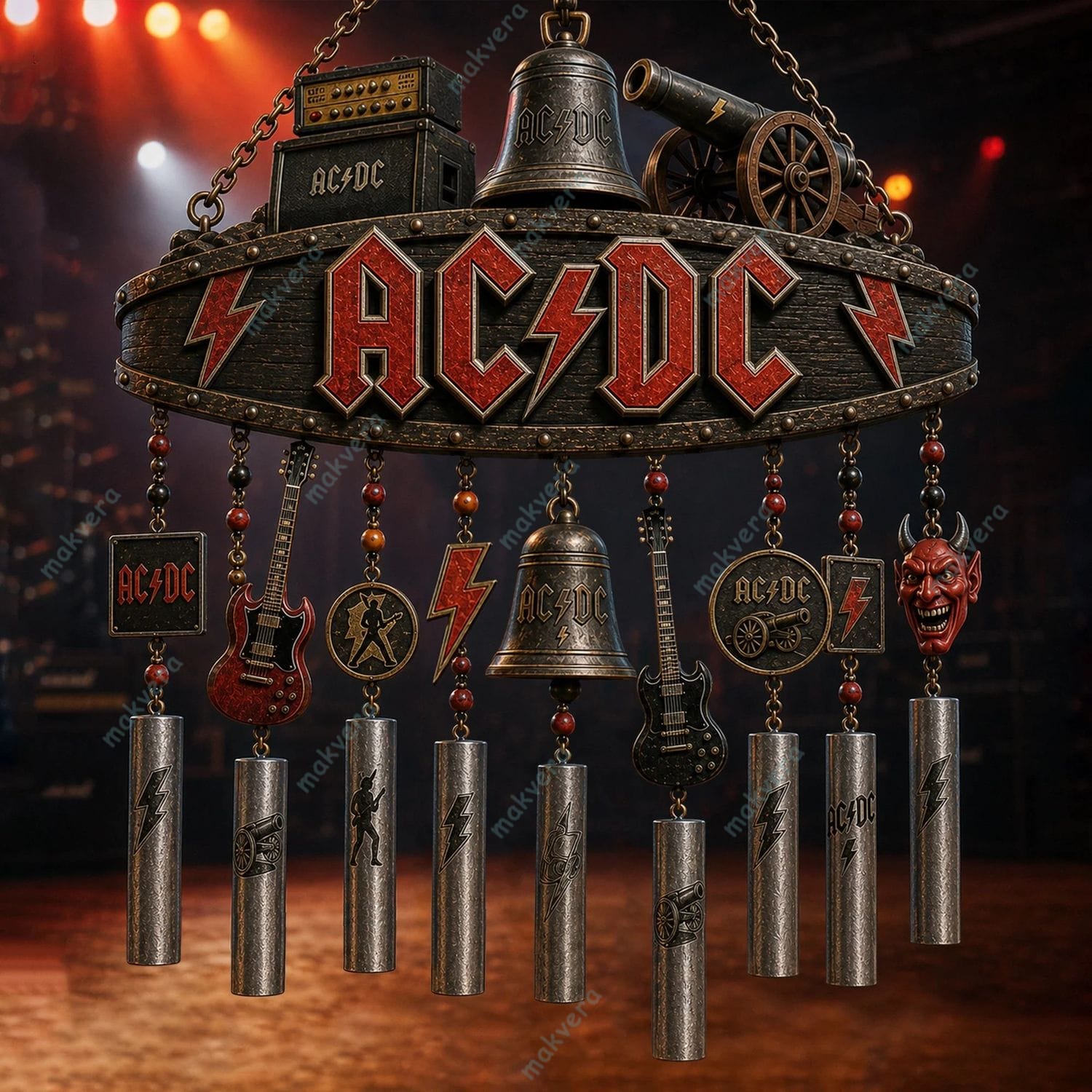 AC/DC Hells Bells 53rd Anniversary Wind Chime 3 AC/DC Hells Bells 53rd Anniversary Wind Chime 3