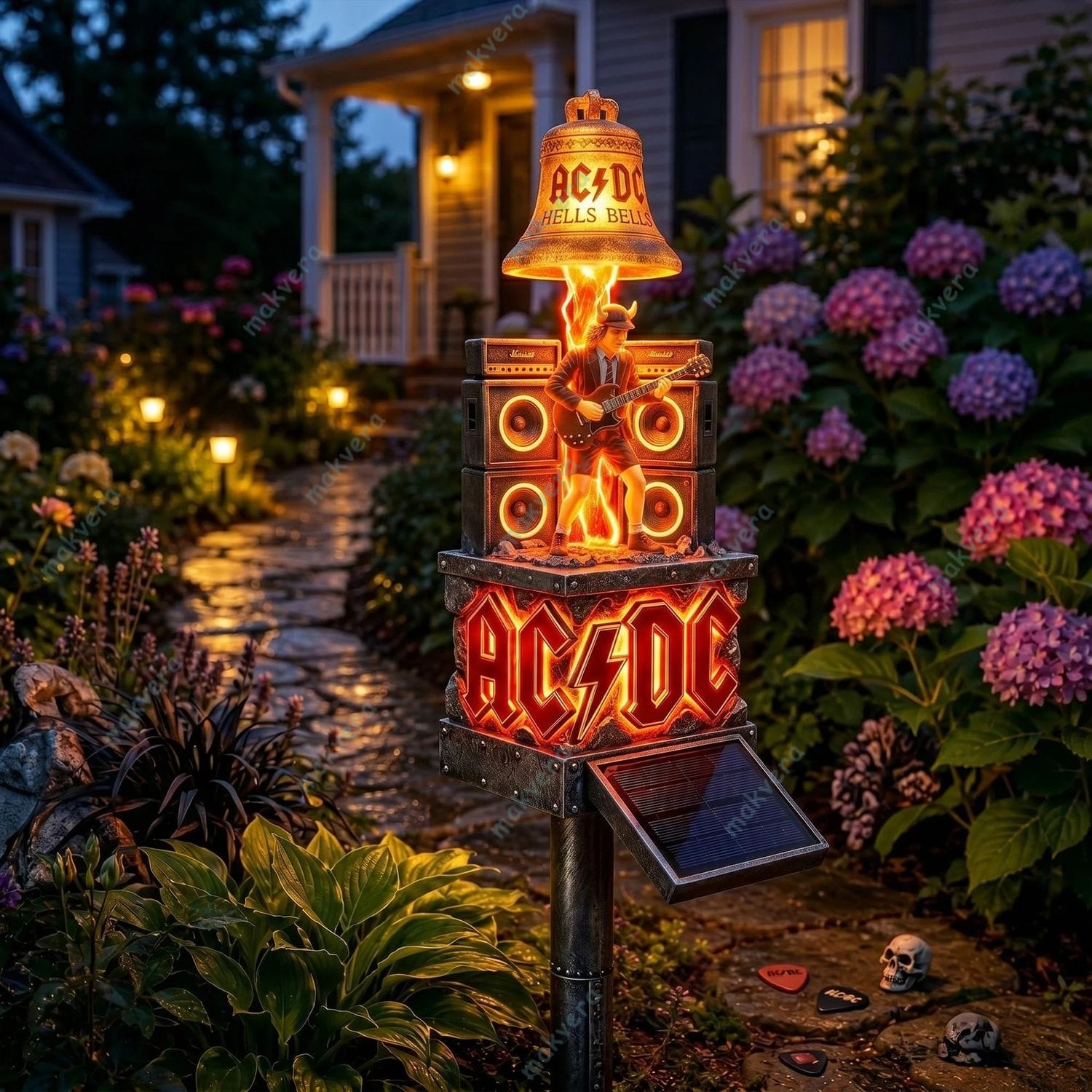AC/DC Hells Bells Solar Garden Lights AC/DC Hells Bells Solar Garden Lights