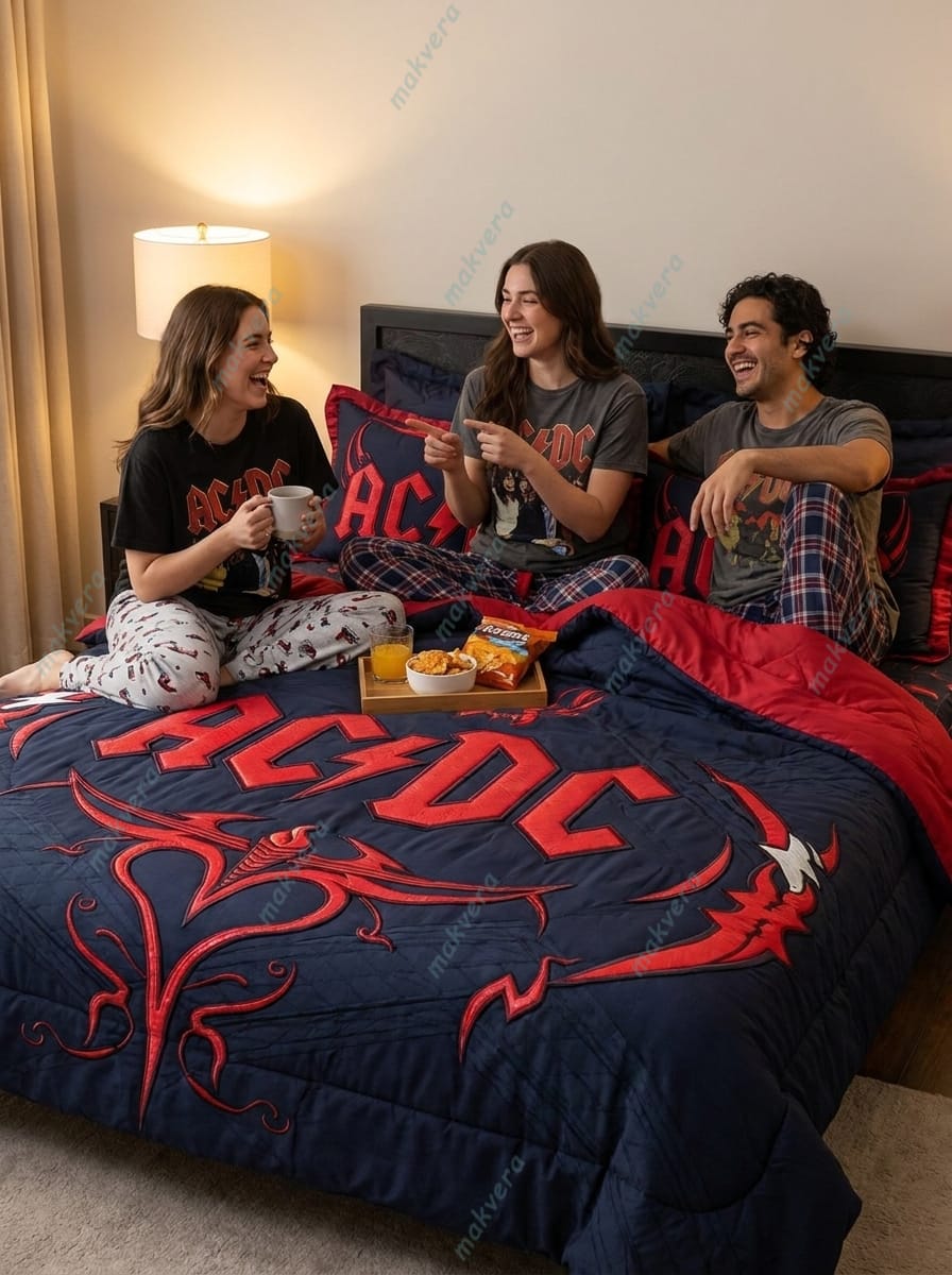 AC/DC Rock Band Bedding Set AC/DC Rock Band Bedding Set
