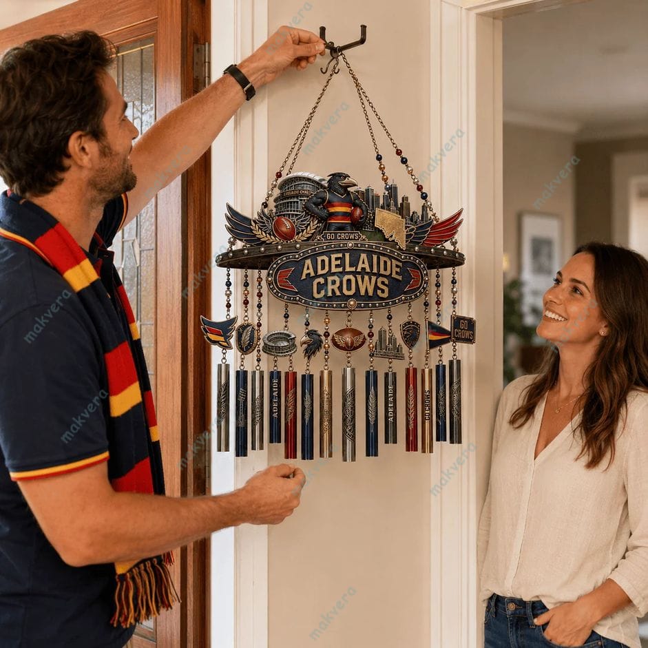 Adelaide Crows Football AFL Wind Chime 2 Adelaide Crows Football AFL Wind Chime 2