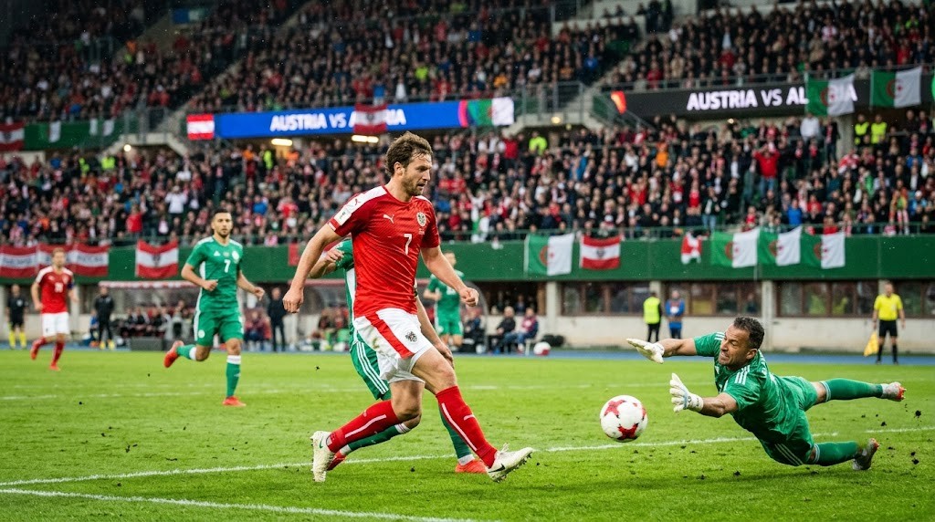Algeria vs Austria Draw: Dramatic 3-3 Result Secures World Cup Qualification 6 Marko Arnautovic scores for Austria against Algeria at the 2026 World Cup