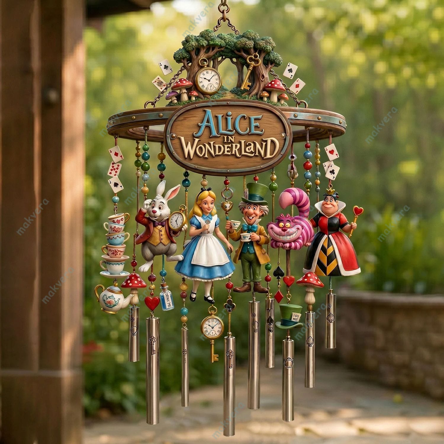 Alice In Wonderland Wind Chime Alice In Wonderland Wind Chime