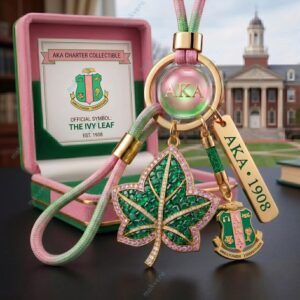 Alpha Kappa Alpha Est 1908 Acrylic Keychain